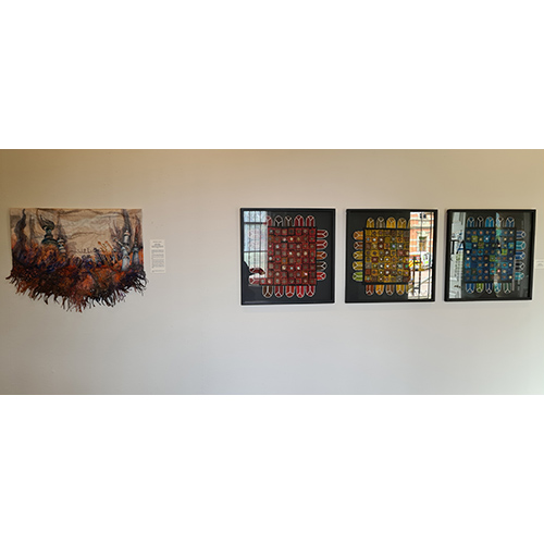 Works by Elaine Barnard, Tilly De Harde and Leonie Malherbe