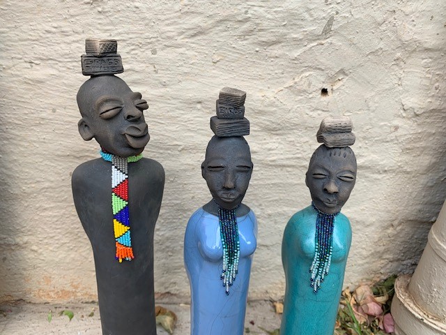 Finished Raku Figures