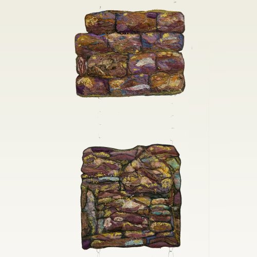 Microcosm 2, Stone Wall<br>Mirocosm  3, Brick Wall,