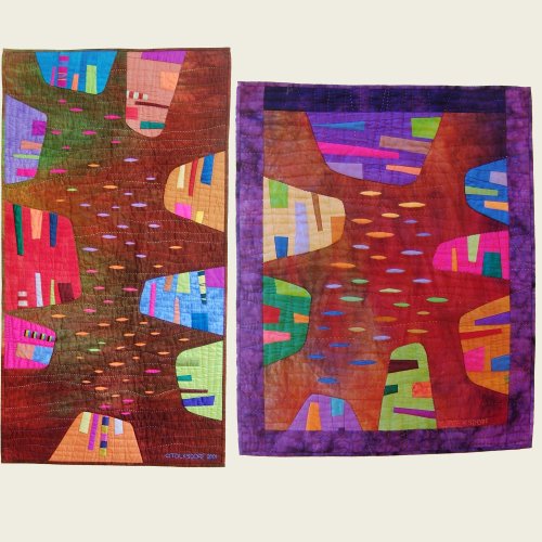 On the edge no 3 (left) <br> On the Edge no 4 (right)